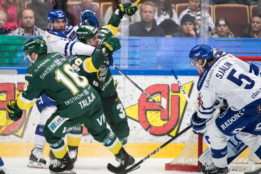 Leksands Fredrik Lindgren och Björklövens Alex Hutchings