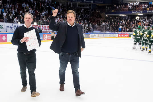Leksands assisterande tränare Jens Nielsen och tränare