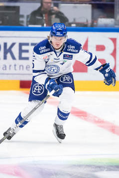 Leksands Calle Själin  i ishockeymatchen i