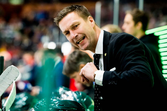 Färjestads tränare Johan Pennerborn