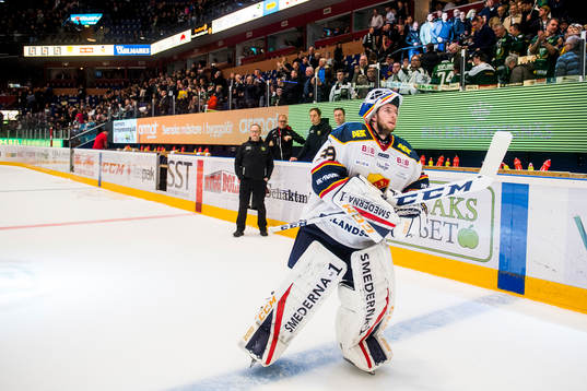 Djurgårdens målvakt Adam Reideborn deppar
