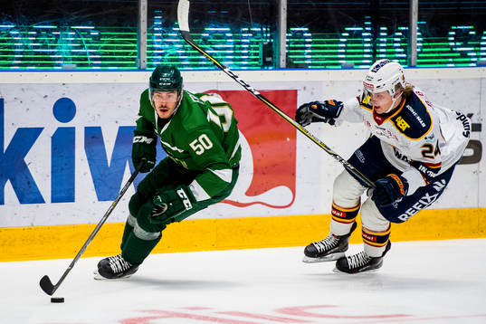 Färjestads Sebastian Erixon och Djurgårdens Erik