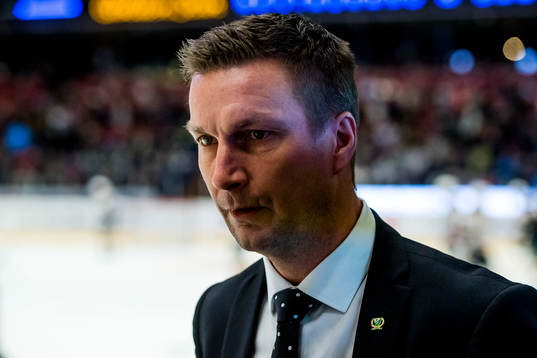 Färjestads tränare Johan Pennerborn