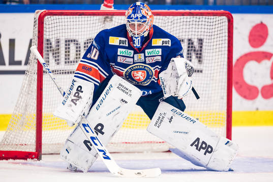 Växjös målvakt Viktor Fasth