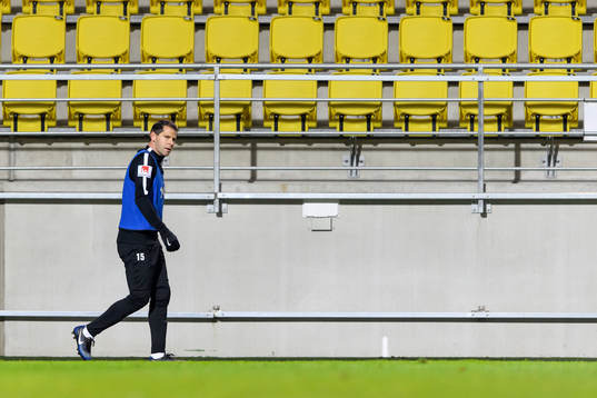 Falkenbergs Stefan Rodevåg värmer upp