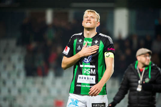GAIS Carl Nyström jublar