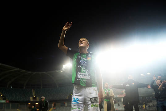 GAIS Carl Nyström jublar