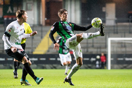under fotbollsmatchen i Superettan mellan GAIS och Varberg