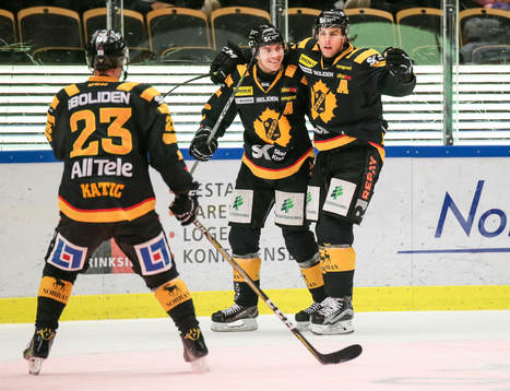 Skellefteås Pär Lindholm, Joakim Lindström och Mark