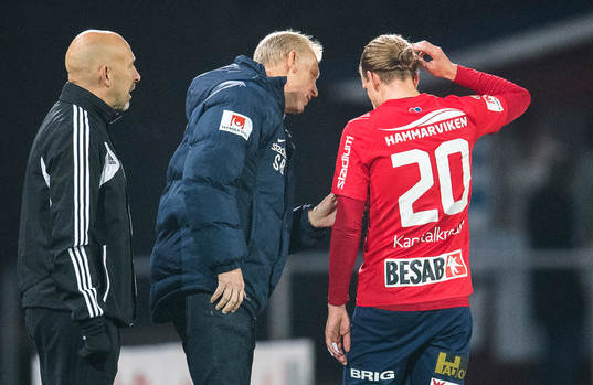 Örgrytes tränare Sören Börjesson och Sebastian Carlsén