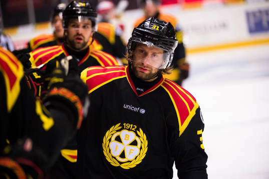 Brynäs Jonathan Granström jublar