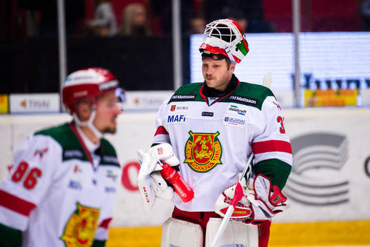 Moras målvakt Christian Engstrand deppar