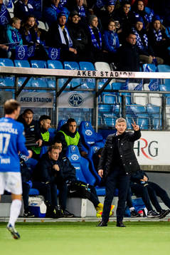 Ole Gunnar Solskjær, manager of Molde