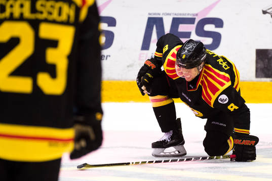 Brynäs Aaron Palushaj har ont