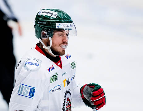 Sebastian Stålberg i Frölunda deppar