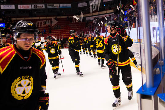 Brynäs Elias Fälth  och Daniel Paille