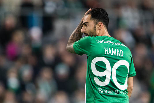 Hammarbys Jiloan Hamad deppar