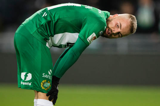 Hammarbys Sander Svendsen deppar