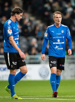 Halmstads Marcus Mathisen och Andreas Bengtsson