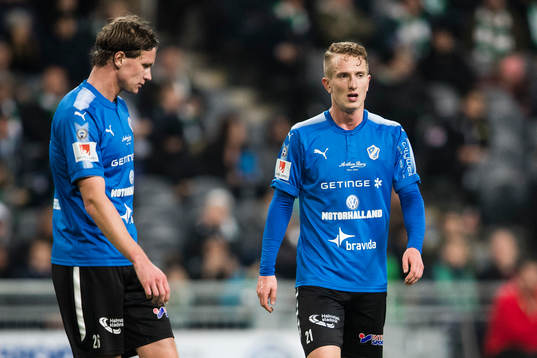 Halmstads Marcus Mathisen och Andreas Bengtsson