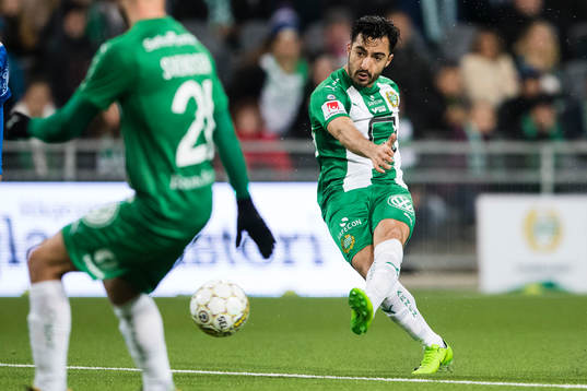 Hammarbys Jiloan Hamad med ett skott