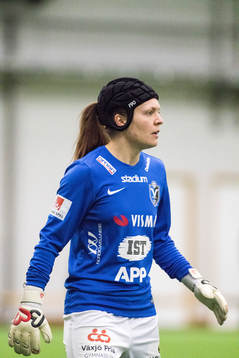Växjös målvakt Jennie Svärd Husu