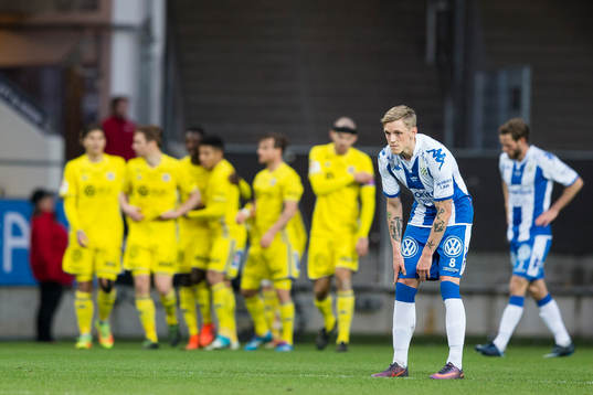 IFK Göteborgs Sören Rieks deppar