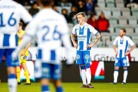 IFK Göteborgs Sören Rieks deppar