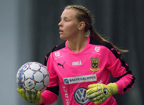 Umeås målvakt Agnes Granberg