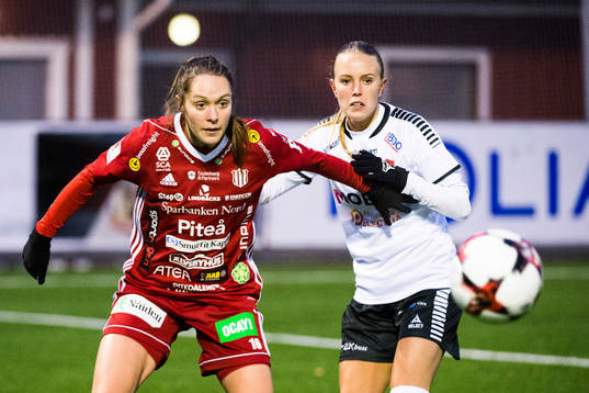 Piteås Felicia Karlsson och LB07s Elin Björklund