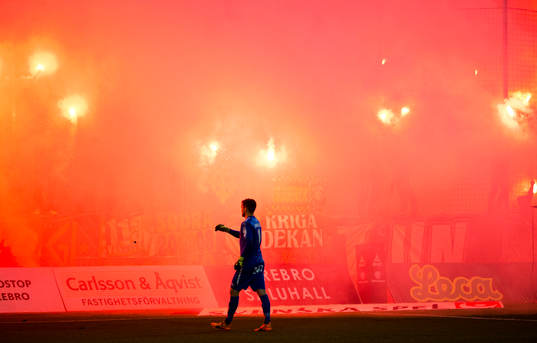 Örebros målvakt Oscar Jansson