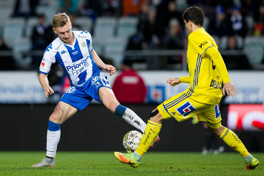 IFK Göteborgs Sebastian Ohlsson mot Sundsvalls David