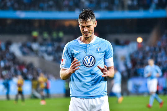 Malmö FFs Markus Rosenberg deppar