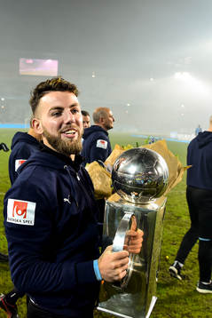 Malmö FFs Erdal Rakip med Lennart Johanssons Pokal