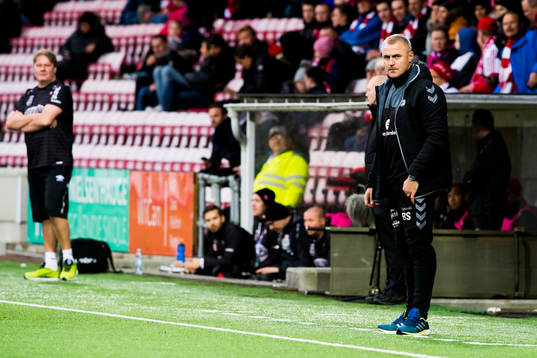 Bjørn Petter Ingebretsen, head coach of Fredrikstad, and