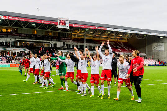 Fredrikstad celebrate