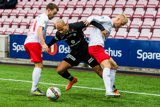 during the OBOS-ligaen match between Fredrikstad and