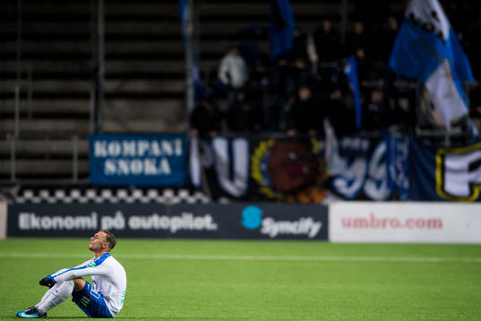 Norrköpings Linus Wahlqvist deppar