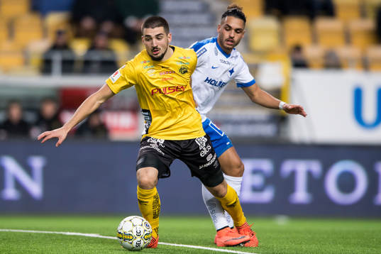 Elfsborgs Ibrahim Dresevic och Norrköpings Alexander