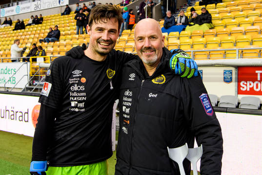 Elfsborgs målvakt Kevin Stuhr Ellegaard och