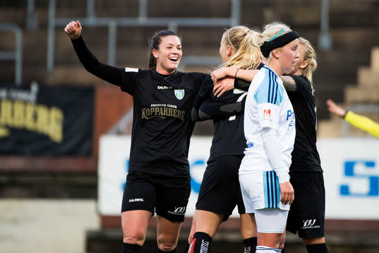 Göteborgs Pauline Hammarlund, Adelina Engman och Elin