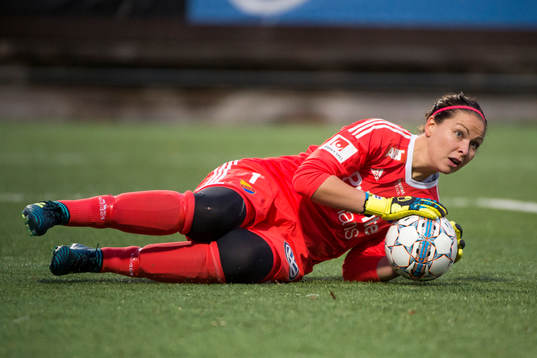 Djurgårdens målvakt Gudbjörg Gunnarsdottir