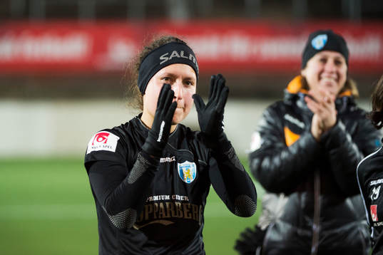 Göteborgs Catrine Johansson jublar