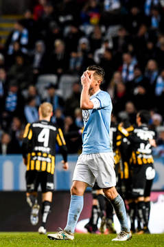 Malmö FFs Markus Rosenberg deppar