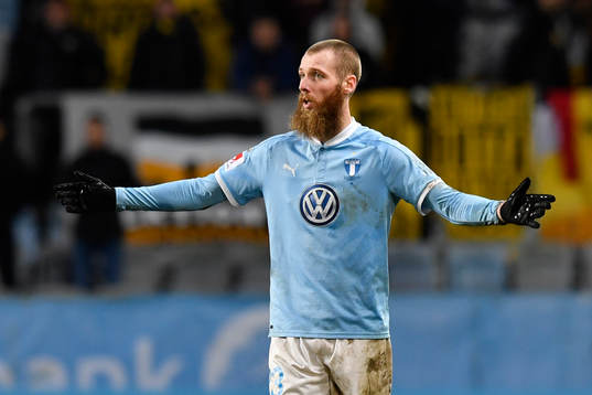 Malmö FFs Jo Inge Berget deppar
