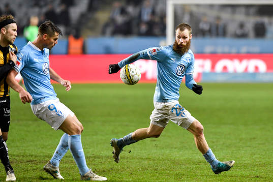 Malmö FFs Markus Rosenberg och Jo Inge Berget
