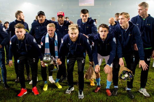 Malmö FFs Erdal Rakip, Franz Brorsson, Rasmus Bengtsson,