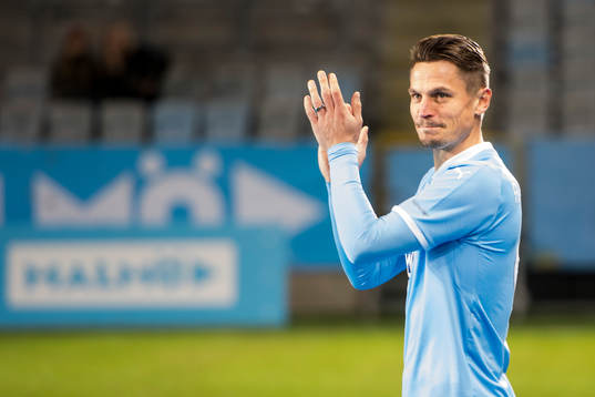 Malmö FFs Markus Rosenberg tackar publiken