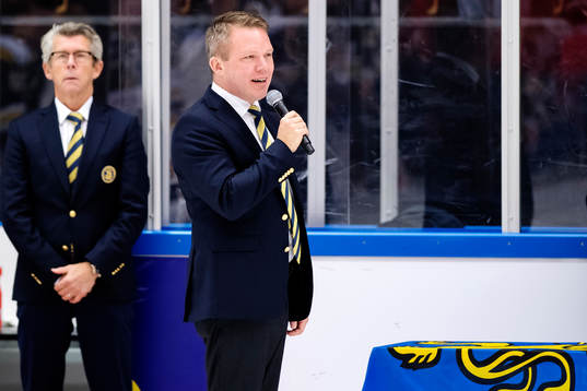 Anders Larson, ordförande i Svenska Ishockeyförbundet,
