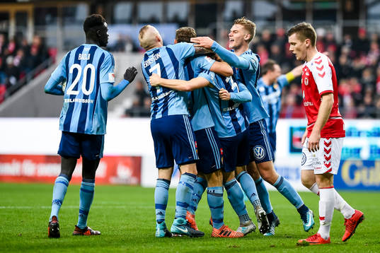 Djurgårdens spelare jublar